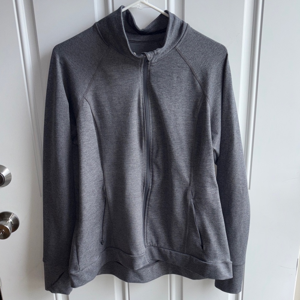 all in motion Women's Gray Full-Zip Hoodie